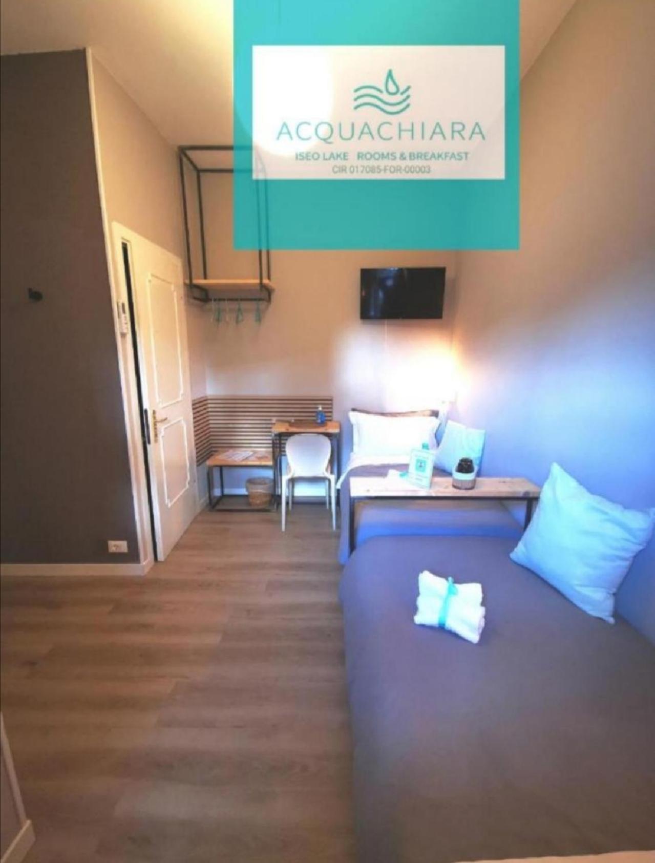 Acquachiara Iseo Deluxe Bed & Breakfast Iseo Center With Garden And Parking Inside Foresteria Room photo